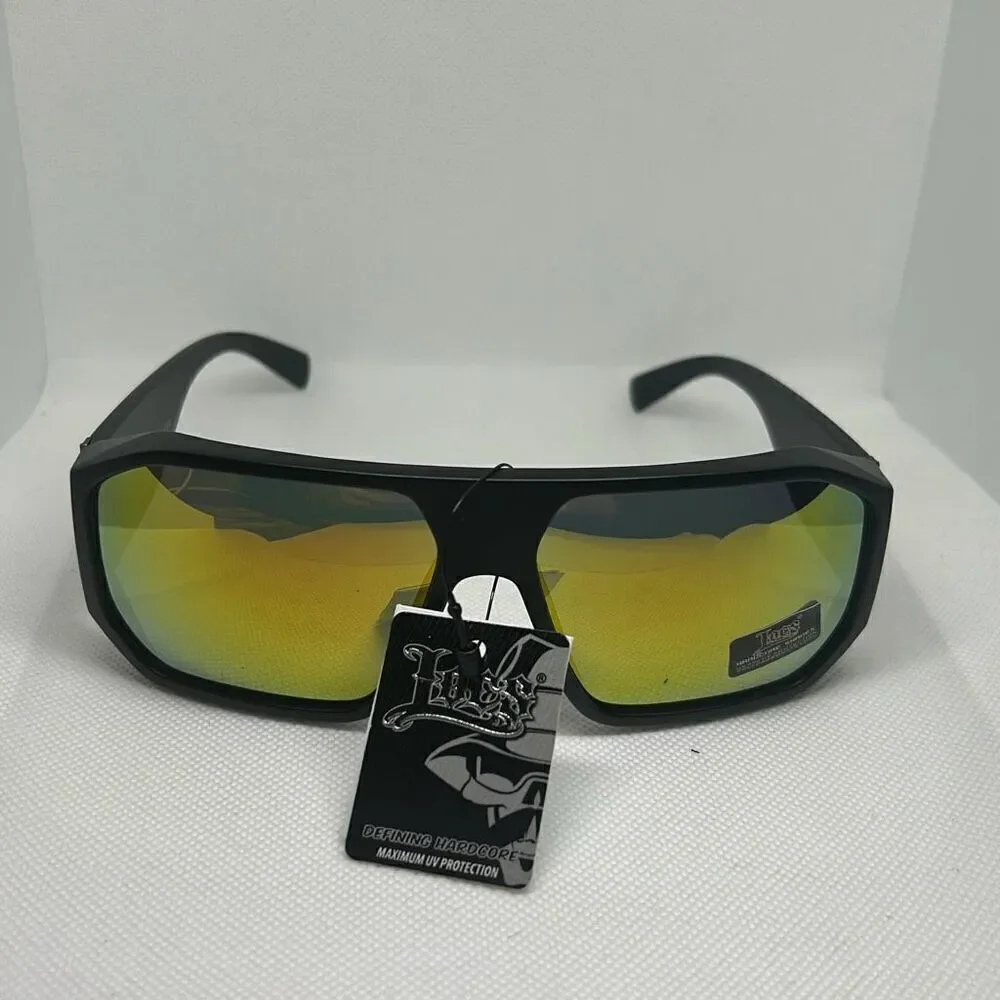 Locs Mens Mirrored Hardcore Sunglasses